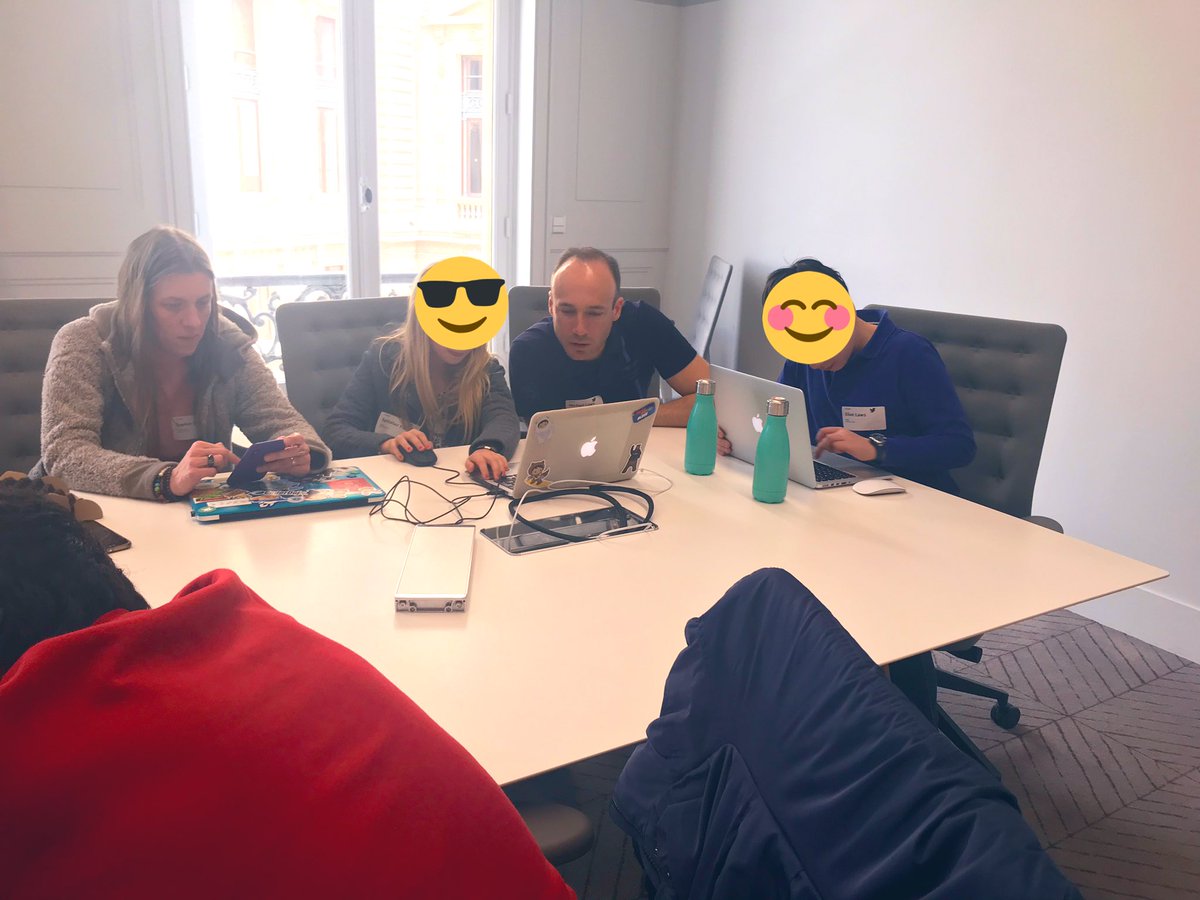 CoderDojoParis's tweet image. Nous sommes de retour ! 👊
Les ateliers accueillent nos 16 ninjas pour coder leurs projets avec l’aide de nos mentors bénévoles 💪 avec l’accueil et le goûter offert par @TwitterFrance 😋
#CoderDojoParis #KidsWhoCode