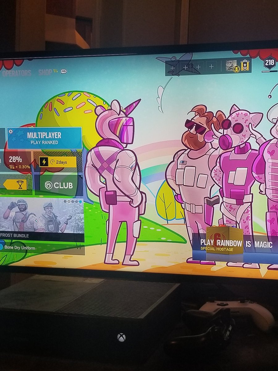 ASolid3's tweet image. I like how @Ubisoft has the time to add this nonsense to @Rainbow6Game but cant take the time to fix their hit registration or ranked matchmaking. Please keep putting me on teams with gold 3&apos;s and below and matching me against plats and diamonds. #trashdevelopers