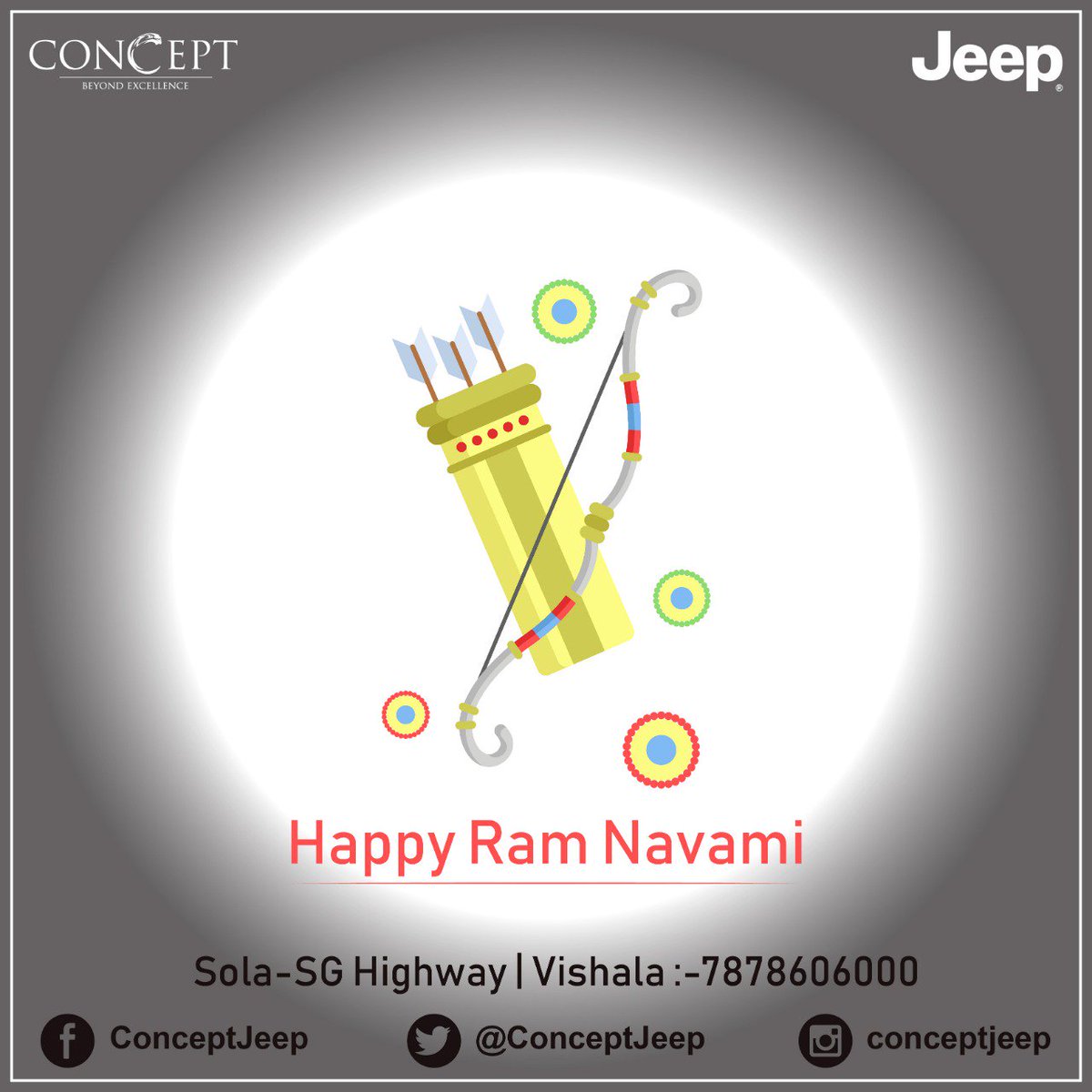 ConceptJeep's tweet photo. || CONCEPT JEEP WISHES YOU A HAPPY RAM NAVAMI ||

#ConceptJeep #ConceptGroup #HappyRamNavami https://t.co/TlJrbXFQbq