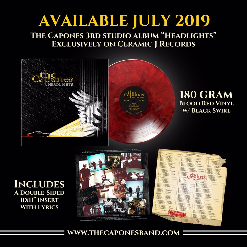 New album “Headlights” this July!  New single, Traces of Anything here:  reverbnation.com/thecaponesredd…. See ya at Bo’s Sunday.  @1067TheDrive <a href="/thecaponesband/">The Capones</a> <a href="/BosBarRD/">BOS BAR AND STAGE</a>