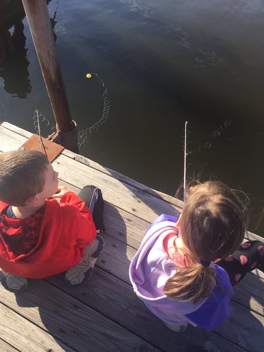 knyzen's tweet photo. Sorry #EdCampCLE decided to spend the morning at the fishing derby with my kiddos https://t.co/ZQM7cdSIZe