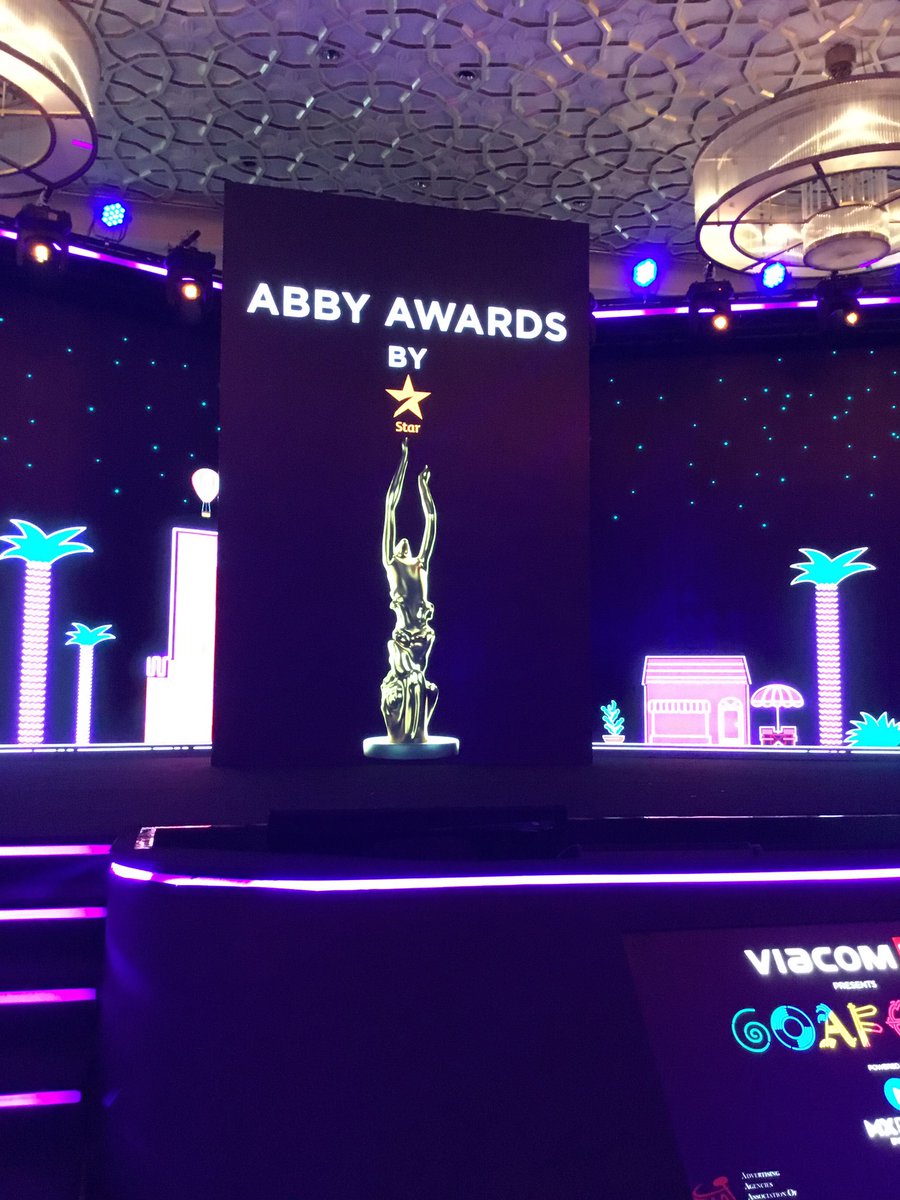 The most awaited awards of #Goafest2019 - the Creative Abby Awards are here, brought to you by Star! #GoGoafest