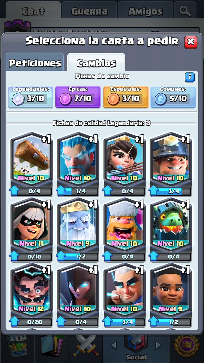 busco equipo que me ayuden a subir mis tropas con mis tokens
Busco pekka, minero Y montapuerco
@eSports_PromoCR <a href="/E_SPORTS_GAMING/">E-SPORTS GAMING PROMOTIONS</a> @PromotionLatam  <a href="/AyudaJugador/">Ayuda Jugador</a> <a href="/AyudaseSports2/">Publicidad eSports LATAM</a> <a href="/RtsGratis_OP/">🔁Ayuda A La Comunidad🔁</a> @ProPromocion @DarkfightGT_ @PromotionsDark_ <a href="/ExxodoAgencyTM/">Exxodo Agency</a> <a href="/EsportsAyudasRT/">Publicidad Esports</a> @GAMES_RT7