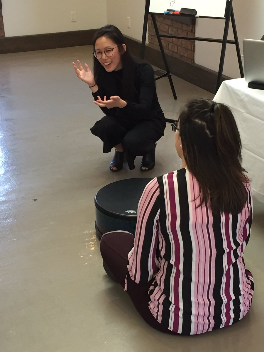 OmtaVolunteer's tweet photo. Halfway through the #musictherapy and #autism workshop! 😊 #ContinuingEducation https://t.co/5WjAGMCwYy
