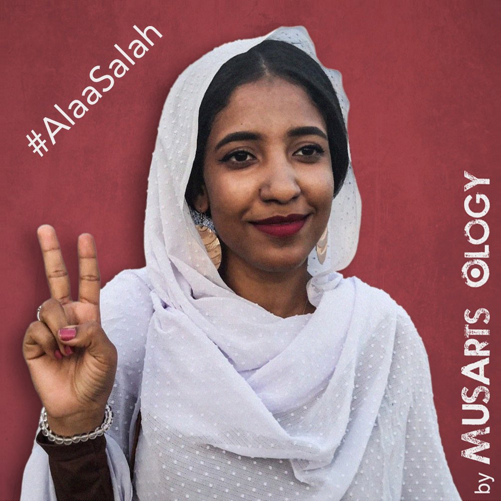 Zenima's tweet photo. * 🔗 https://t.co/FkxOgW6KHs  
   #AlaaSalah #صالح #WomanInWhite #LadyLiberty #LadyOfSudan #NubianQueen #Kandaka #StrongWoman #Thowra! #AfricanVoices #HumanRights #WomenRights #WomensRights #StopSyariah #StopSharia #SudaneseProtests #2018_9SudaneseProtests #MUSArtsOlogy https://t.co/ZTv0L6rXod