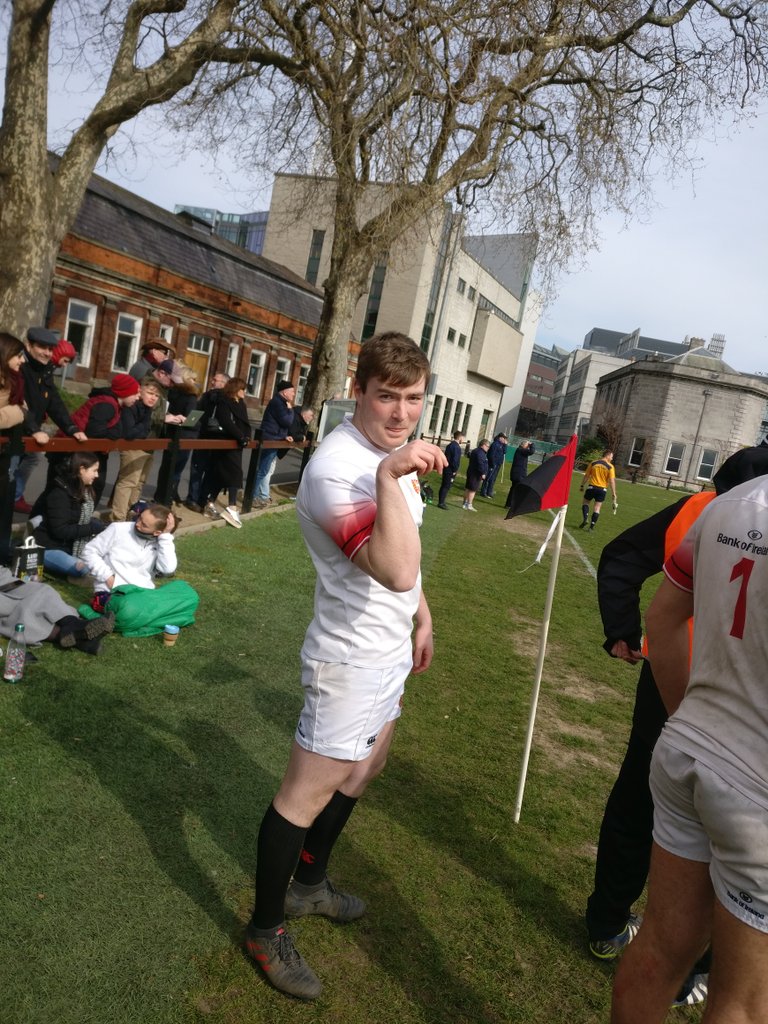 DUFCRUGBY's tweet photo. Kwaylong on for his 1A debut. What a day https://t.co/HlV1U1cpZF