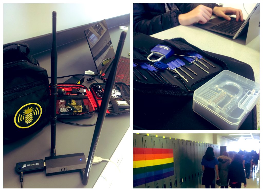 e2hln's tweet image. This is exciting! About to start our hacking workshop at @utschools #GirlsInTechConference by @hack_student with @LadiesCyber 
😃
#HackStudent #cybersecurity #hacking #ethicalhacking #GirlsInTech #CyberLadies #WomenInCyber #hak5