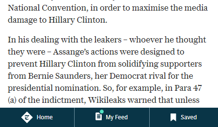 creditscoring's tweet image. You wrote, &quot;Assange’s actions were designed to prevent Hillary Clinton from solidifying supporters from Bernie Saunders.&quot;

That is not true, Mr. Seely; his name is not Saunders. Who is your editor?

DO NOT PUBLISH FALSE INFORMATION ABOUT ME. #USA #UShistory #Error6 #falsity #UK