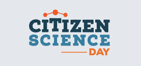 text logo that reads citizen science day
