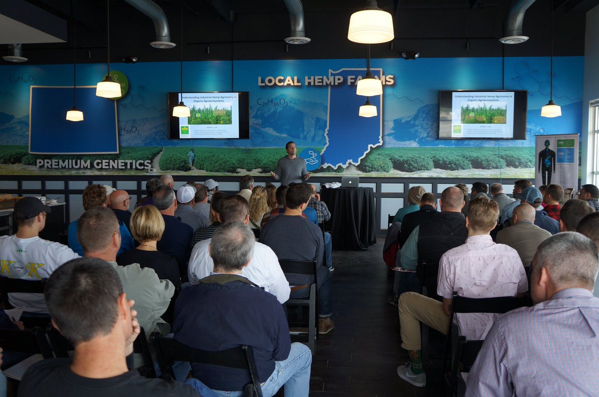 BiodynamicV's tweet image. We are so happy to see many of our local farmers attend our Hemp Training 101 at our Denver CBD store in Indianapolis.  We have John Bales, founder of Biodynamic Ventures, and hemp attorney Justin Swanson open up for the seminar. Follow us to stay up to date on our next events!