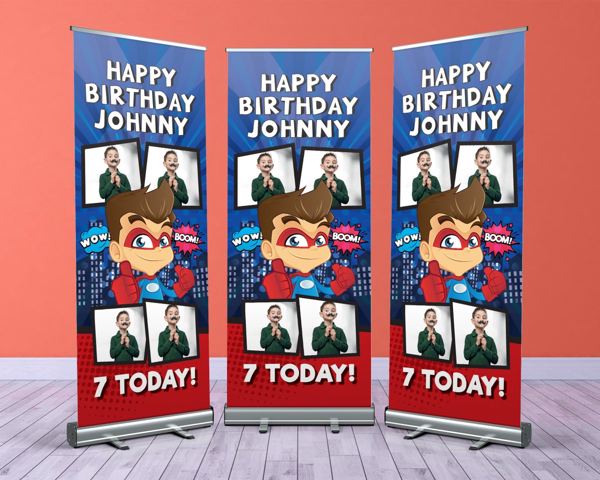 ClickInkPrint's tweet image. *NEW* Personalised Roller Banners available to purchase on our Etsy Store