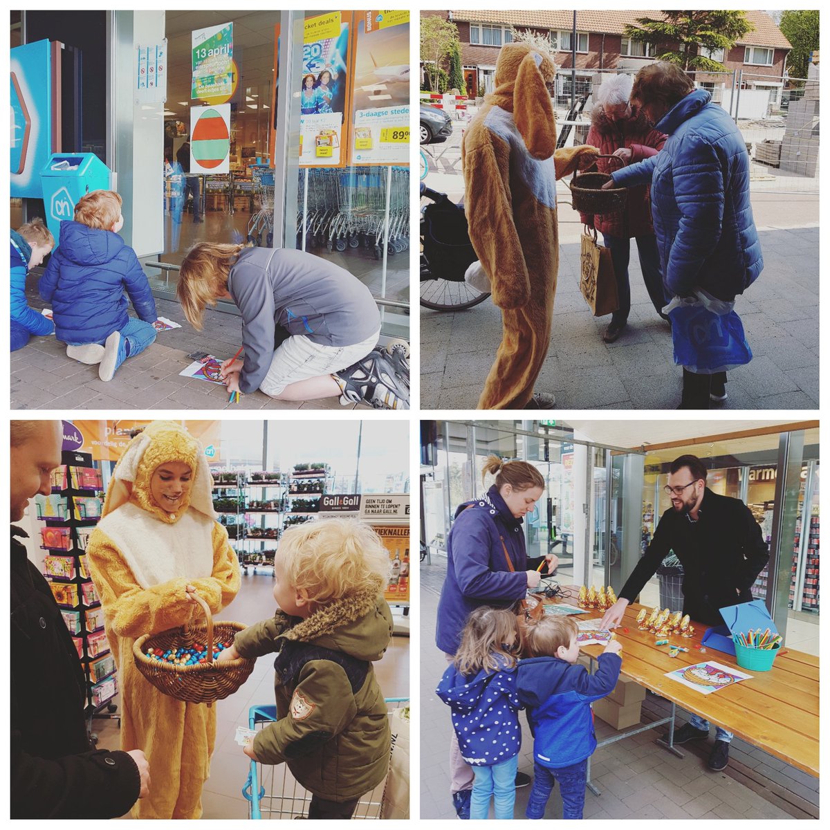 Leuke klus namens <a href="/Leeuwen_dael/">LeeuwendaelEvenement</a> vandaag! Namens de winkeliersvereniging hebben we mensen blij mogen maken in Winkelcentrum BoulevardZuid. De paashaas kwam op bezoek en voor de kids was er een speurtocht. Een mooie middag! #leuk #lovemyjob #mariskameulendijksproducties