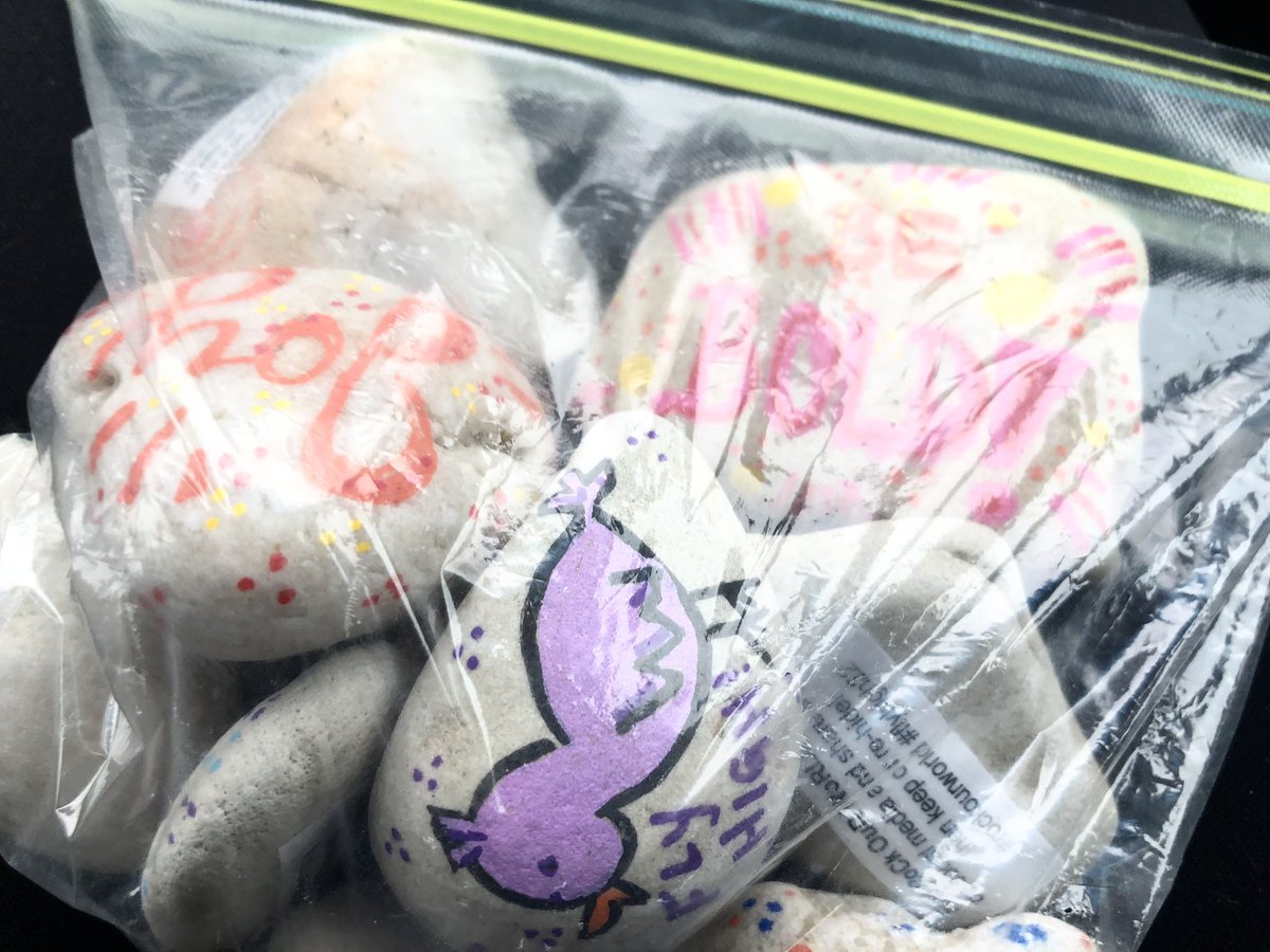 RoCkOuRWoRLdArT's tweet photo. Dropped these #rockourworld rocks off for some friends who are heading to Egypt soon! βΊοΈππΌπ #mailrocks https://t.co/PyWw0aEcHG