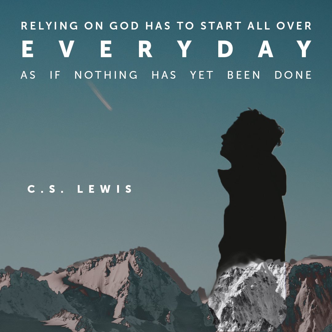 FirstChurchMelb's tweet photo. Rely on God Today!
#FirstChurchLife #CSLewis #Faith #ReturnToOurRoots #Lent #JesusLife #LewisQuotes https://t.co/bLkWd6StM5