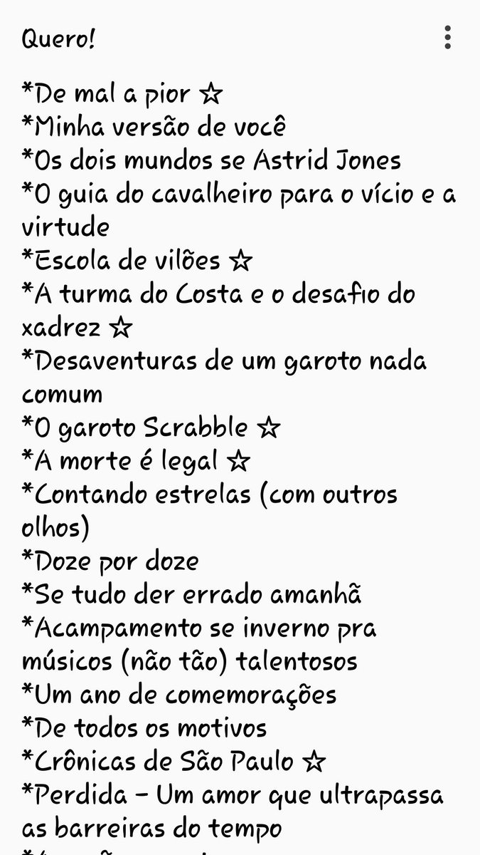 EscritoraIsa22's tweet photo. @ALLchemist_ Só queria informar que almejo uma lista que nem a sua porque a minha passou do limite do aceitável já.

(Os com estrelas são os que eu quero ler primeiro) https://t.co/PK5vUNZGAW