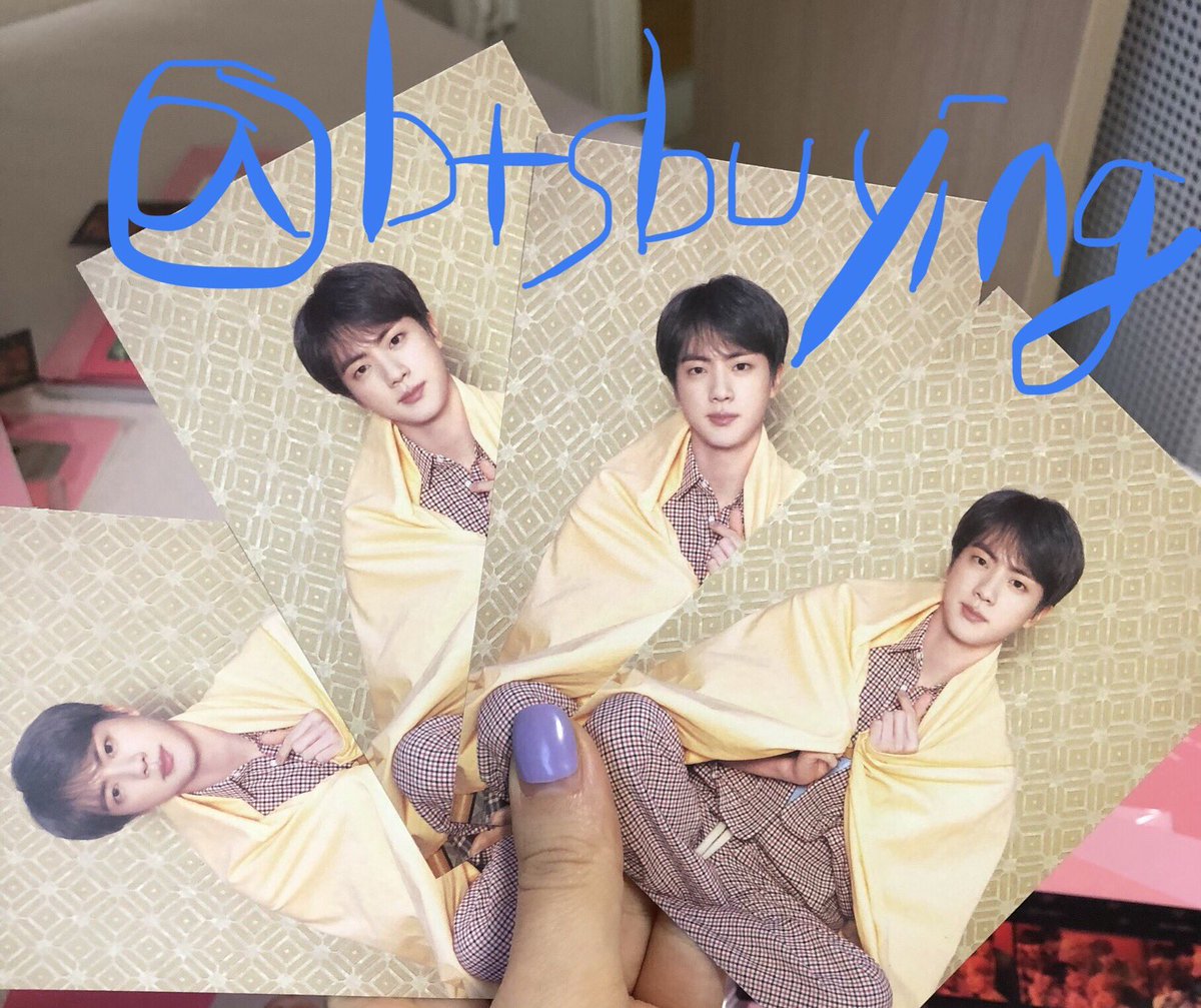 btsbuying's tweet photo. 💜방탄 페르소나 엽서 교환💜

중복으로 석진이 엽서 다른멤버랑 교환 원해요

석진<->그외멤버

*정국* 우선구합니다

#포카교환 #엽서교환 #특전교환 #작은것들을위한시 https://t.co/zYnWFnaJ3J