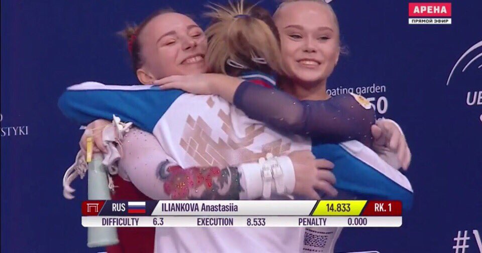 Congratulations my girls!!!🇷🇺🥇🥇🥈