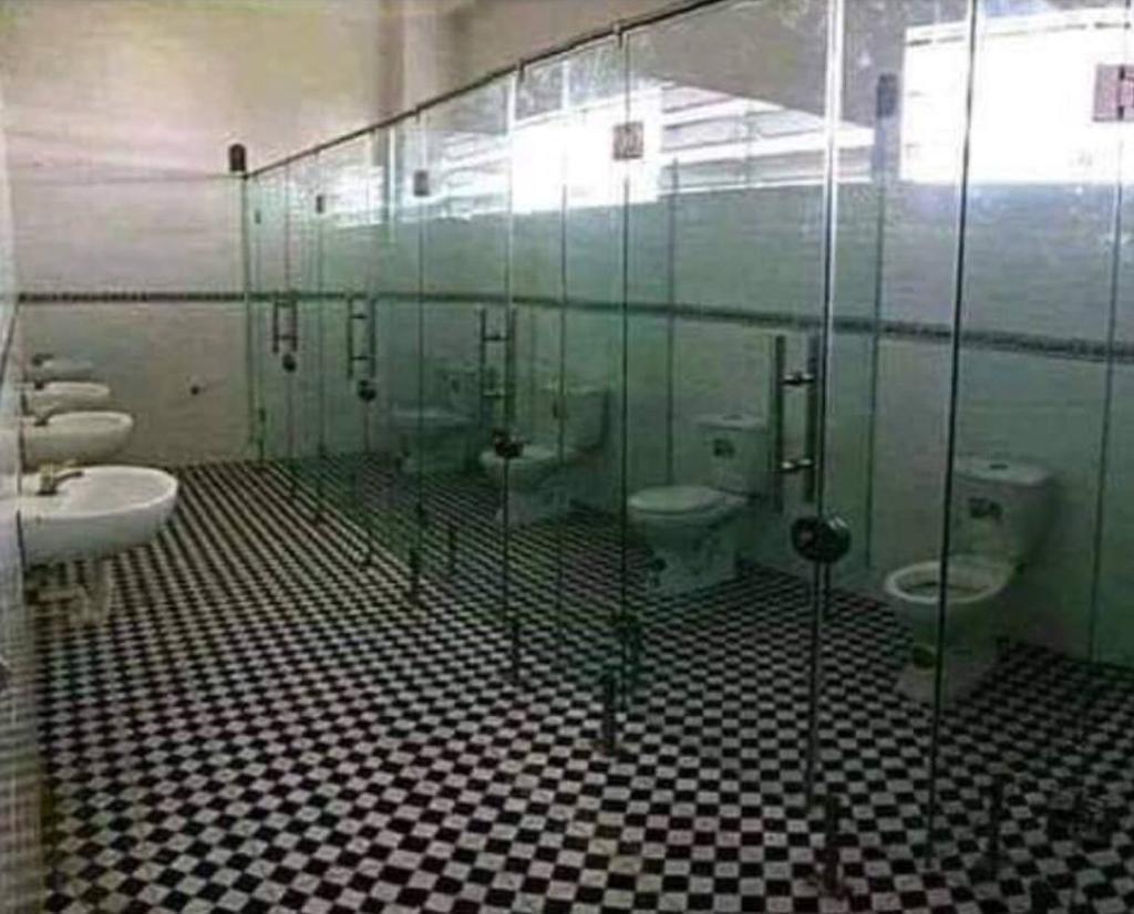amrithkumar's tweet photo. As brilliant as the open office seating plan. Unlike Open Source, Dialog, Arms, Door and many other "open" things that I wholly appreciate, #openoffice and now #opentoilet are two that I don't think much of. I wonder who pissed a shitload of money down the tubes with this? https://t.co/2Uds81txc9
