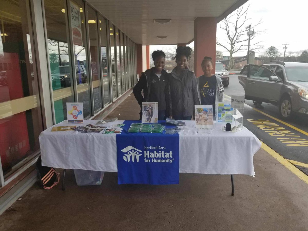 Come say hello our Youth Advocates from <a href="/CapitolSquash/">Capitol Squash</a> at ShopRite in West Hartford today! We will be raising funds for our Youth Program until 2pm this afternoon!