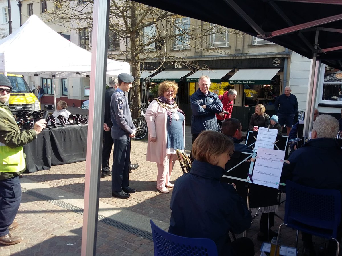Enjoyed listening to <a href="/WatershipBrass/">Watership Brass</a> this morning during my coffee morning. <a href="/stancbgreen/">Stan Green</a>  nice to see you enjoying it too! <a href="/NewburyTC/">Newbury Town Council</a> #NewburyMayor