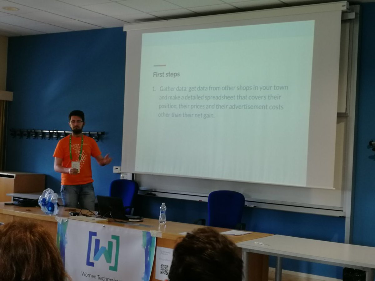 GdgPisa's tweet photo. 📣Great talk from Leonardo Dipilato about “No Free Lunch Theorem: know your algorithms!” 
Thank you Leo!🙏🏻

#gdgpisa #google #algorithms #nofreelunchtheorem #devfestpisa https://t.co/LBLPLyq7NA