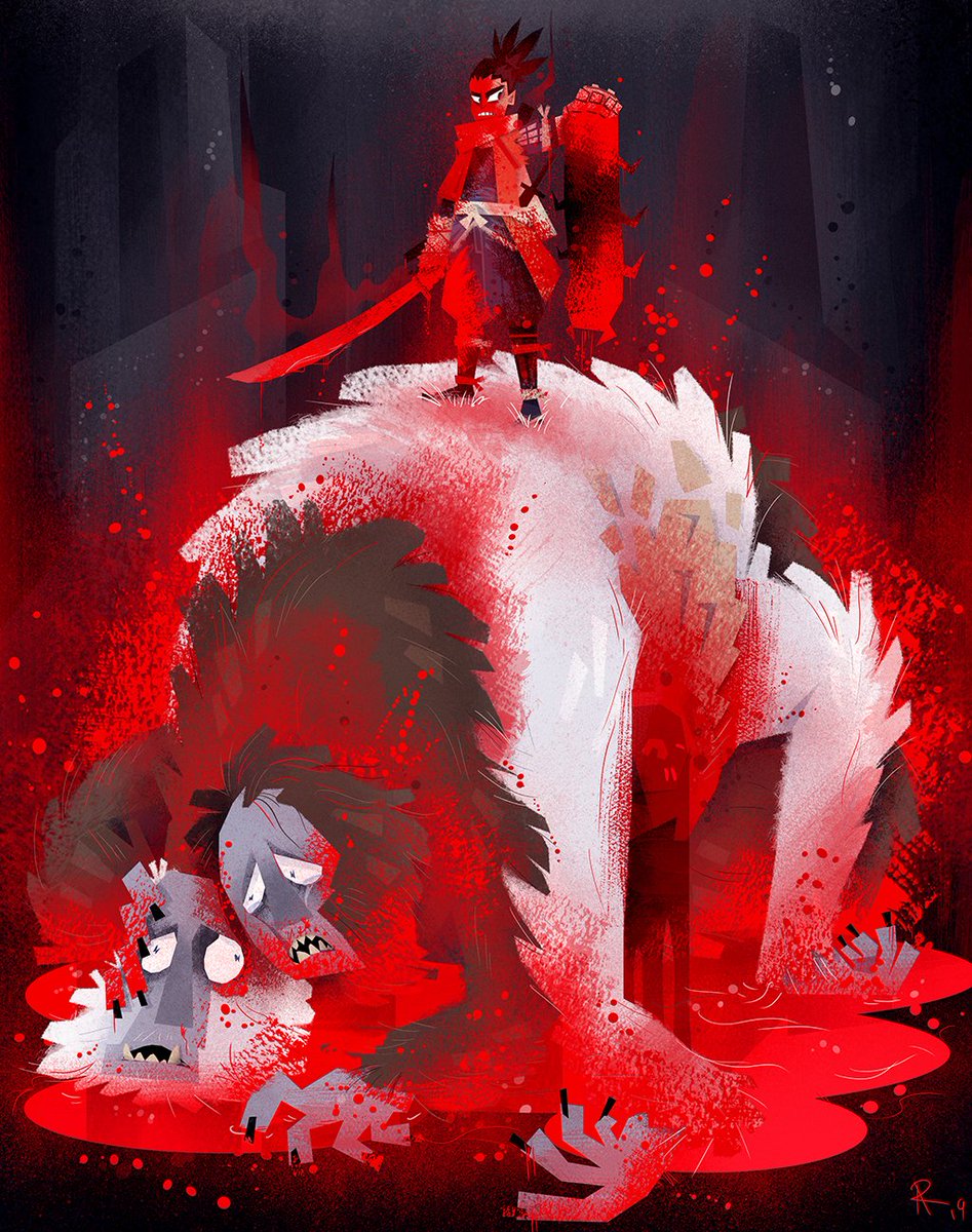 Revujo's tweet photo. @sekirothegame: Headless Ape &amp; Bride 🦍🐛
#SekiroShadowsDieTwice #SekiroFanArt #headlessApe https://t.co/LcY3i6FWk2