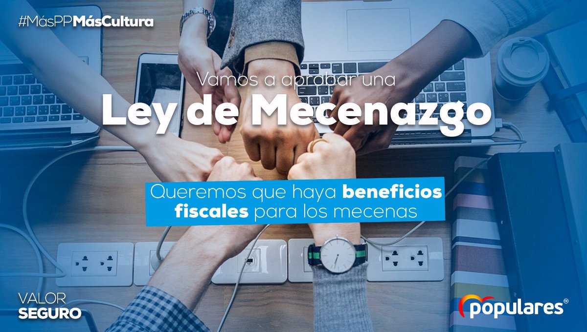 PPdeLugo's tweet photo. Convertiremos la cultura en una prioridad social y política. Desde @populares proponemos:

👉 Plan de mejora de museos, archivos y bibliotecas.

👉 Plan platea 3.0: el mejor teatro llegará a toda España.

👉 Beneficios fiscales para los mecenazgos y patrocinios

#MásPPMásCultura https://t.co/7KYOXPA68j