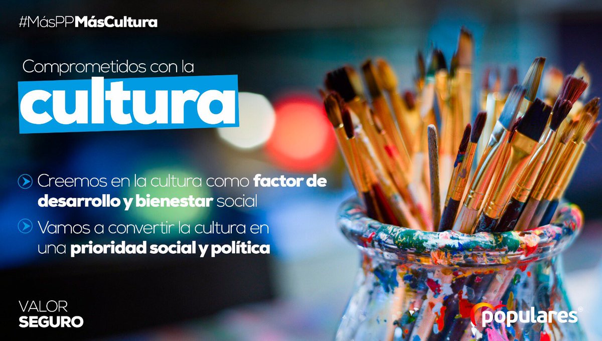 PPdeLugo's tweet photo. Convertiremos la cultura en una prioridad social y política. Desde @populares proponemos:

👉 Plan de mejora de museos, archivos y bibliotecas.

👉 Plan platea 3.0: el mejor teatro llegará a toda España.

👉 Beneficios fiscales para los mecenazgos y patrocinios

#MásPPMásCultura https://t.co/7KYOXPA68j