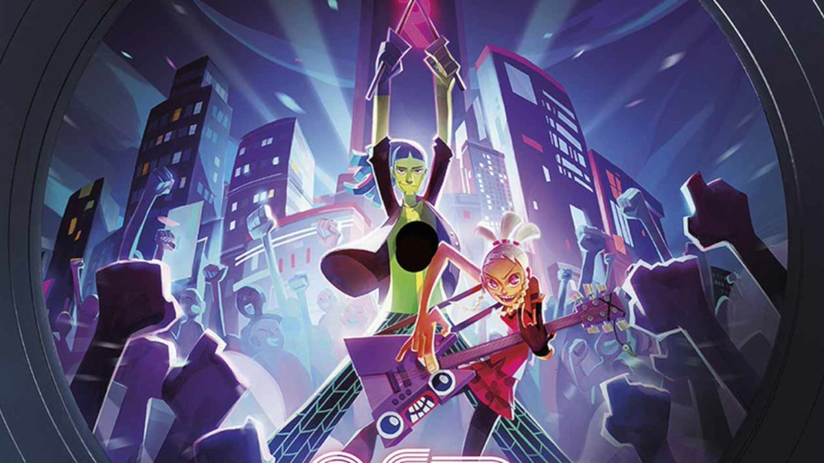 PlayStation's tweet photo. Battle for rock supremacy in epic boss fights when music-infused adventure No Straight Roads comes to PS4 later this year: https://t.co/YcuzHzVSOe https://t.co/gwUMsyNG4P