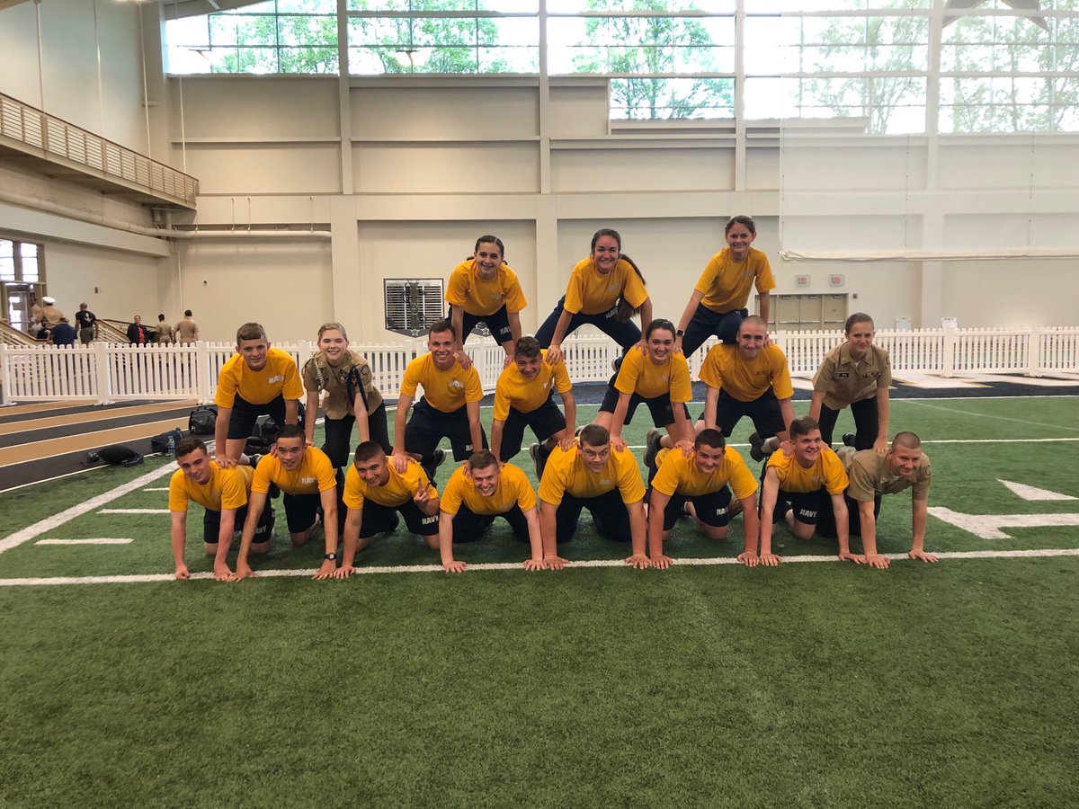 Congrats to the MAV NJROTC Drill Team.  First place in physical fitness at the Vanderbilt Drill Meet 2019. #strongertoday
