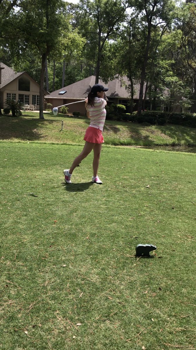 AngCengarle's tweet photo. Tough when you have to work on the weekend. 😉⛳️
#goldenbear #hiltonhead #hiltonheadisland #indigorun #golf #girlswhogolf https://t.co/7HwO1Bpgjx