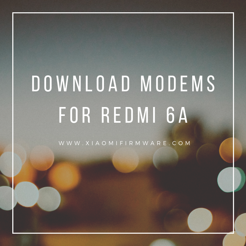 xiaomifirmware's tweet image. Huge list of modem files for Xiaomi Redmi 6A with download links.

xiaomifirmware.com/roms/download-…

#xiaomi #redmi6a #miui10 #miui9 #mifans #miuirom #modems