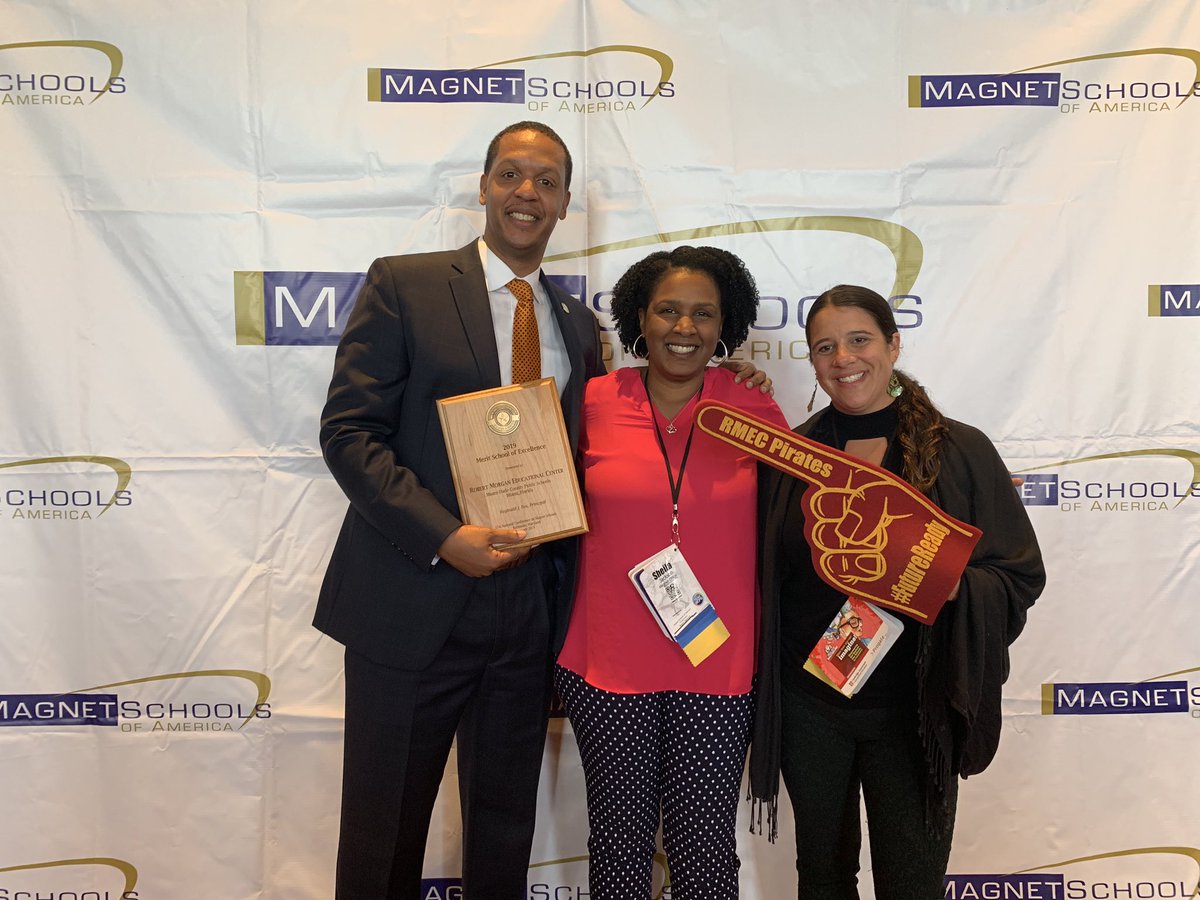 RMSH_Pirates's tweet photo. EXCITED &amp; HONORED to receive the Magnet School of Excellence award 🏆 from Magnet Schools of America today in Baltimore, Maryland! #PiratePride ⚓️ #RMEC 🏴‍☠️ #SeasTheDay 🌊 #MDCPS #MagnetSchoolOfExcellence #MSA2019 https://t.co/Zh9WNiY8NT