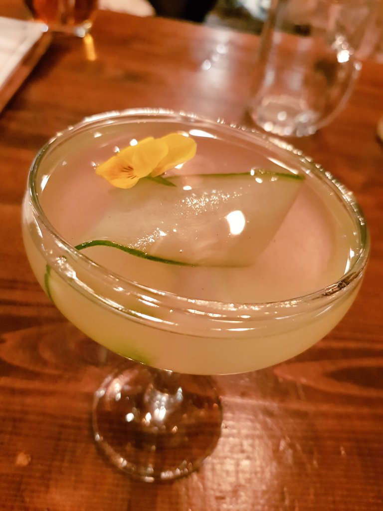 The Benedict Cucumber Patch cocktail at <a href="/CosyCornerL/">Asiad</a>  🍸💕 Lovely and refreshing!