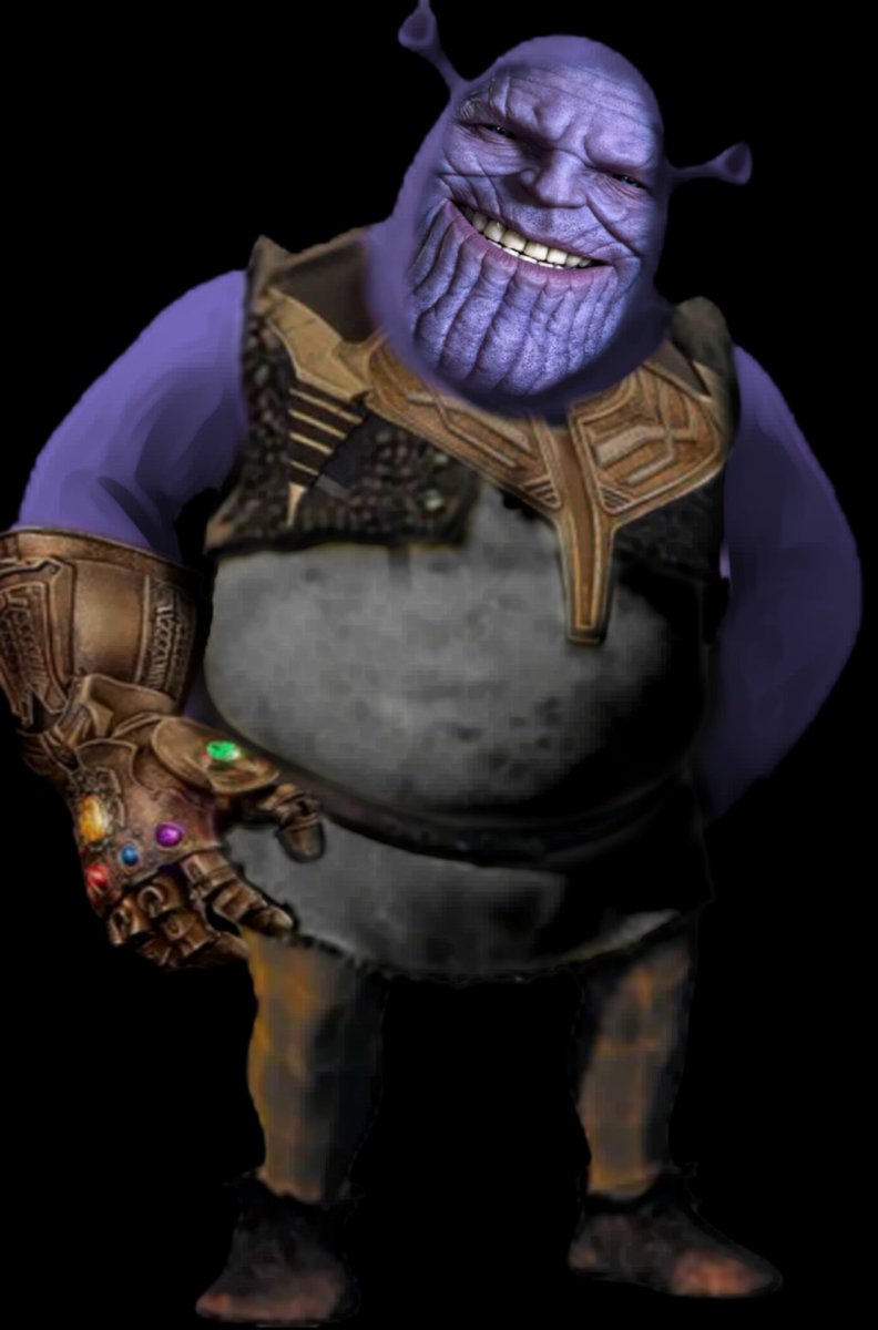 Shrek Thanos of Thanos Shrek? pic.twitter.com/KvDw8Nr77J. 