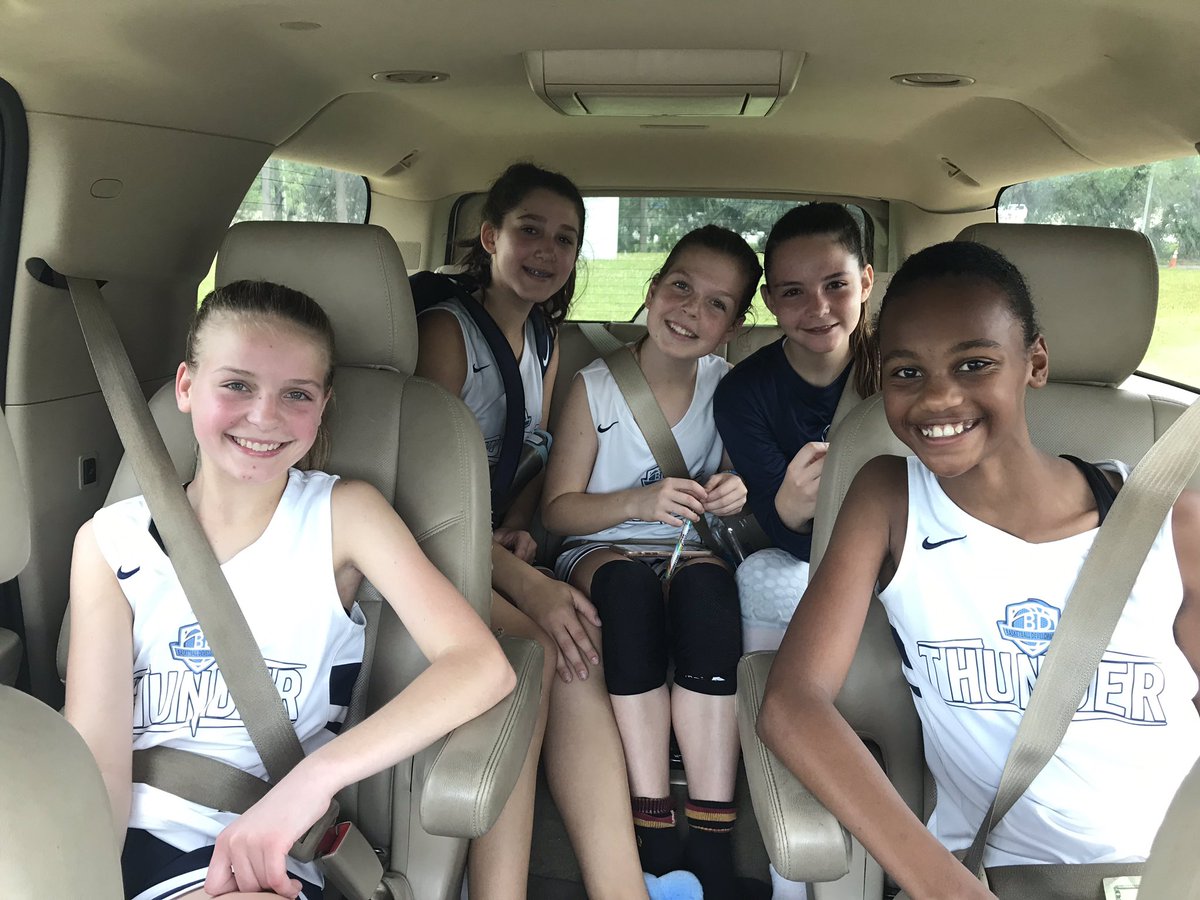 Rolling around JAX with the 6th grade <a href="/bdThunderFL/">Bball development</a> in the back!!