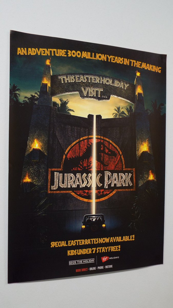 EnglishStanwell's tweet photo. More of our unique posters that went up around the school for Stanwell Reading Week. The biology department would like to remind all pupils that the May 2019 trip to Jurassic Park has been cancelled due to very forseeable circumstances. #StanwellReadingWeek https://t.co/jGUVfhkQgt