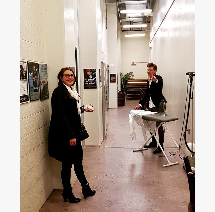 Tonight is the last show of our Tour in North America! We should start to prepare our self! But maybe at the piano and not with ironing the suit... 😂 
Who is going to vote for the right team in Port Washington?