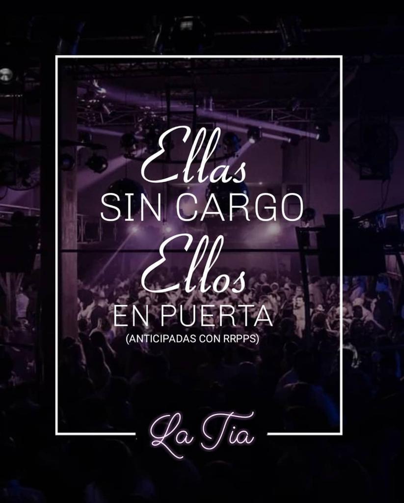 mitiasofia's tweet photo. OTRO SABADO EN LA TIA💣💣🔥🔥

Volvemos a romperlaaa juntos😏😏

⚠️ELLAS SIN CARGO

⚠️ELLOS EN PUERTA (Anticipadas solo con RRPPs)

#ExplotamosTodo
#LaPasamosBien 👏👏 https://t.co/edKe8LgRe4