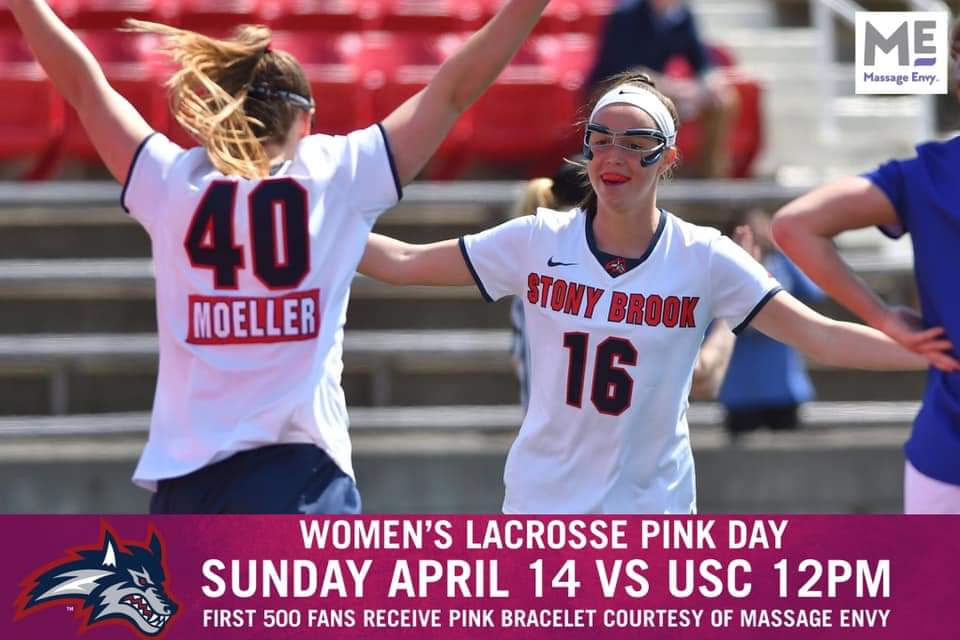 Jeff__Bernstein's tweet photo. SUNDAY:
@StonyBrookWLAX PINK DAY 💖
@WorldofPink_ 12 p.m.
#SeawolvesUnited https://t.co/c0FGfdnG7G