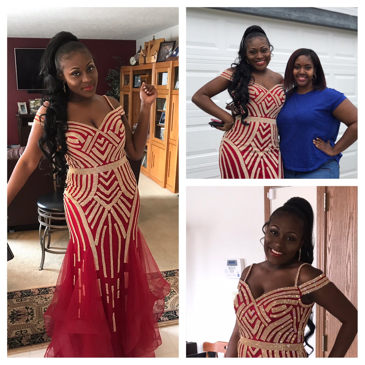 MsWalker_FR's tweet photo. Went to see one of my Blendon babies as she gets ready for #WestervilleNorth prom tonight. Isn’t she beautiful?! #BrownSkinBombshell https://t.co/EXUUpR7WvT