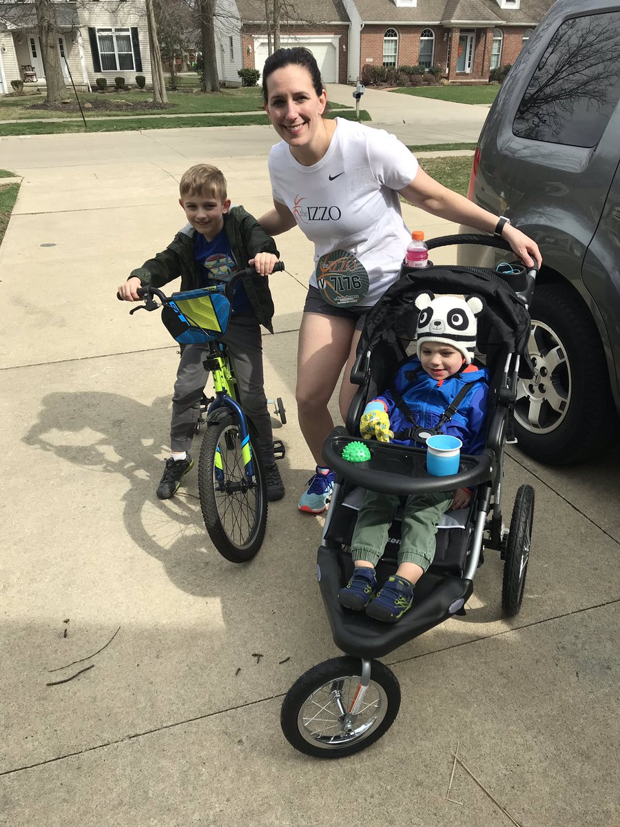 I finished the virtual #izzo5k from Avon Lake, Ohio!