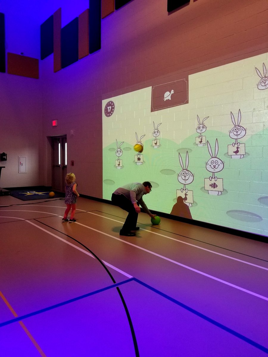 Sophia &amp; <a href="/maketechfun/">Michael Triska</a> interacting with the <a href="/LuPlayground/">Lü</a> at #EdCampCLE. Thanks again @TierneyBrothers for making this happen.