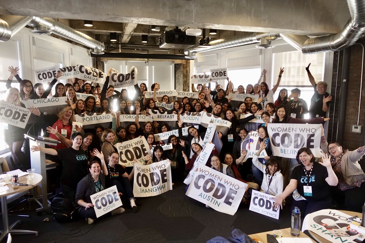 It was awesome to have met so many of the <a href="/WomenWhoCode/">Women Who Code</a> Directors from around the world 🙌✊