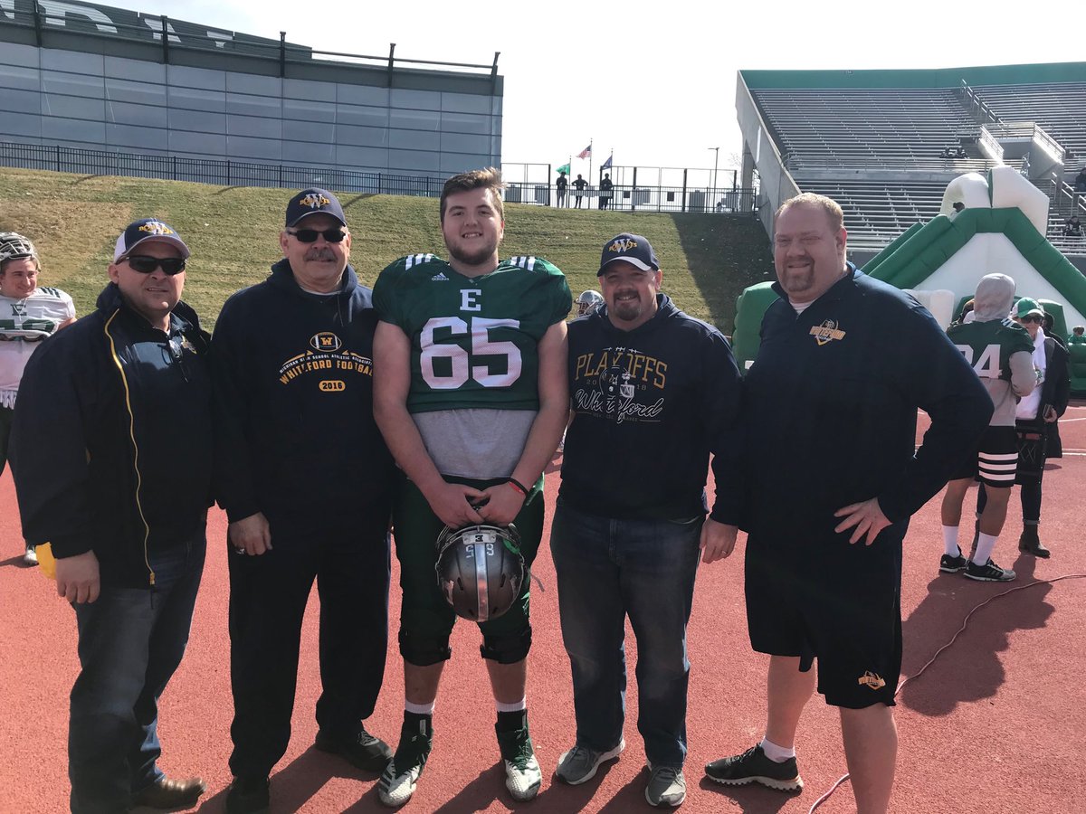 Proud coaches! Great young man!