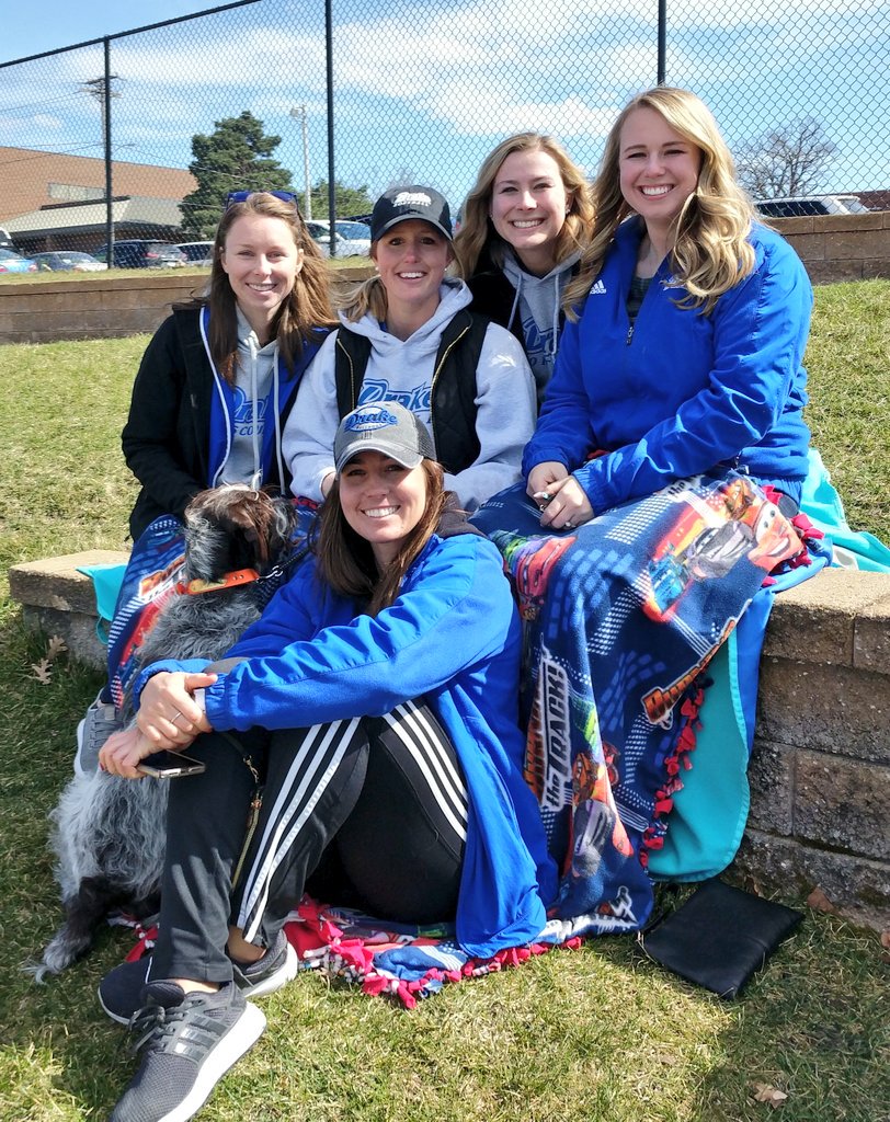David_M_Ryan's tweet photo. Many alums at the stadium today as we celebrate the life of long time @DrakeSoftball  &amp; @DUBulldogs fan and philanthropist Ron Buel. Bulldogs took 2 fr Loyola after masterful pitching performances fr Newman &amp; Timmons. https://t.co/LGq9dAWatL