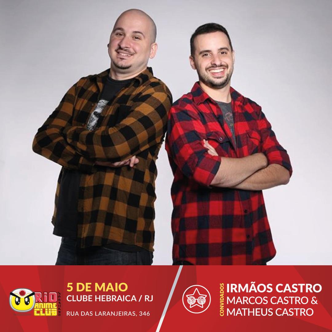 rioanimeclub's tweet photo. 🌟 Os Castro Brothers estão de volta ao RAC! Os irmãos Marcos e Matheus Castro farão um talkshow especial no palco do Rio Anime Club.
#RioAnimeClub #CastroBrothers #MarcosCastro #MatheusCastro #Parodia #Musica #Humor #YoutubeChannel #YouTuber #Gamer #Game #Gaming #Games https://t.co/CoYf8J7Enr