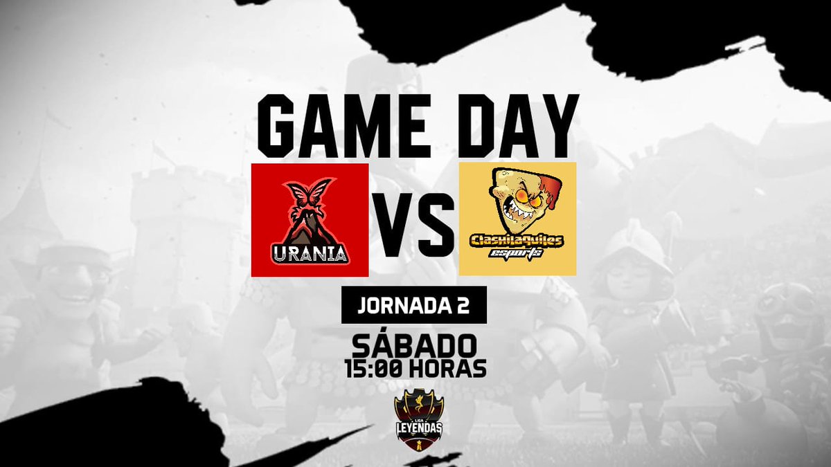 Finalizando el día de Jornada #2 

Urania eSports Vs Clashilaquiles

En directo en estos momentos.

16:00 🇲🇽

📺
Caster: JekiPlay
youtu.be/abAKw0YoROw

#GoLegends