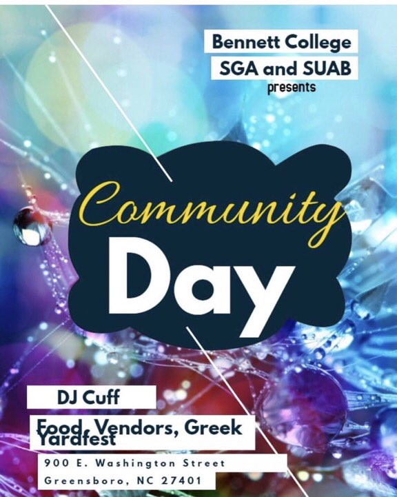 cuffieSZN's tweet photo. SPINNING AT BENNETT COLLEGE 

TODAY, 12:30pm-4:30pm

LOCATION: Gymnasium 

#NCAT https://t.co/RynmNEU33H