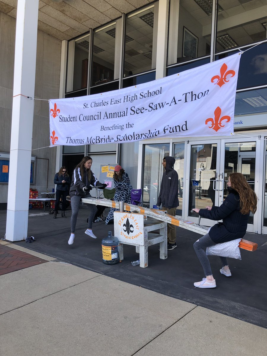 STCELinde's tweet photo. We’re still here!  Come say hi! ⚜️🧡 @STCEStudCo @StCharlesEast @StCharlesD303 https://t.co/FfsrjBY1kK